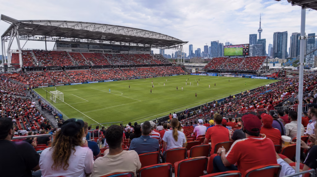 Toronto stadium seating view for World Cup ticket planning